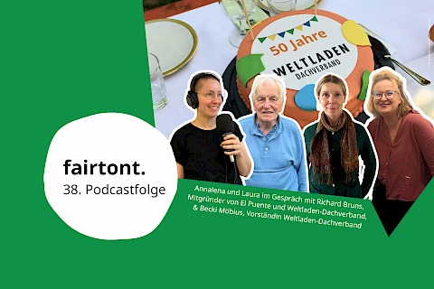 Der Weltladen-Dachverband feiert seinen 50. Geburtstag mit einer Podcast-Folge.